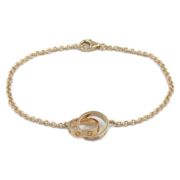 CARTIER 18k Rose Gold Love Charm Bracelet - Picture 1 of 9